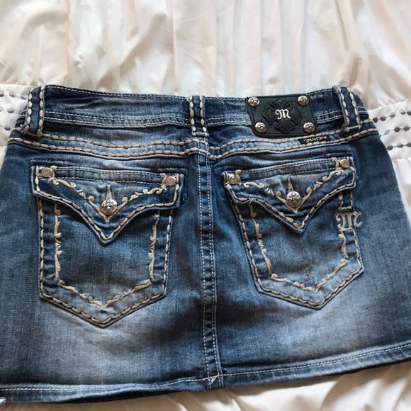 Authentic Miss Me jean skirt - Picture 3 of 5